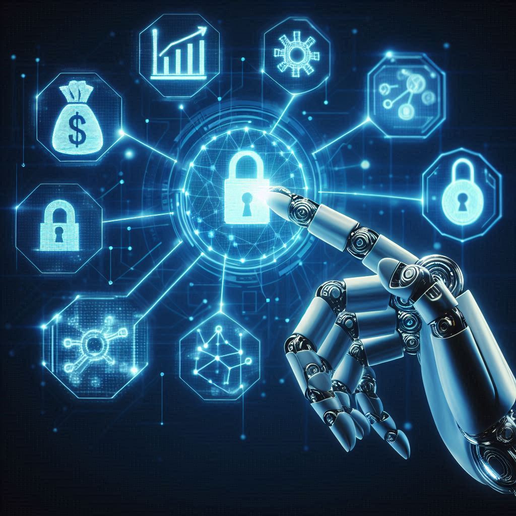 AI robotic hands unlocking financial services